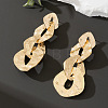 Alloy Twist Dangle Stud Earrings FS-WG09946-01-2