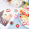 26Pcs 13 Styles Opaque Resin Fruits Decoden Cabochons CRES-FH0001-12-3