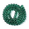 Transparent Glass Bead Strands GLAA-R095-12mm-28-2