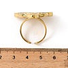 304 Stainless Steel Rhinestone Cuff Open Rings RJEW-H269-07G-6