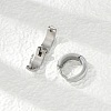 304 Stainless Steel Polishing effect Hoop Earrings EJEW-M001-29C-P-3