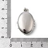 Brass Micro Pave Clear Cubic Zirconia Locket Pendants KK-L262-07P-3
