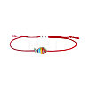 Alloy Enamel Fish Charm Adjustable Bracelets FS-WG707CF-08-1