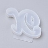 Letter DIY Silicone Molds X-DIY-I034-08X-2