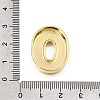 Brass Slide Charms KK-Z163-01G-O-3