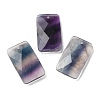 Natural Fluorite Pendants G-Z071-04C-1