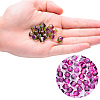 Two Tone Transparent Spray Painted Acrylic Beads ACRP-T005-10mm-26-M-4