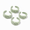 Spray Painted Alloy Cuff Rings RJEW-T011-34A-RS-1