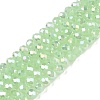 Electroplate Glass Beads Strands LS-EGLA-A044-J4mm-B08-1