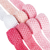 14M 7 Style Pink Series Elastic Crochet Headband Ribbon OCOR-BC0005-35-1