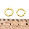 Brass Micro Pave Cubic Zirconia Beads Frame KK-H495-03G-3