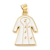 Rack Plating Brass Enamel Pendants KK-Z063-36G-1