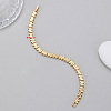 Brass Link Chain Bracelets for Women WG7C619-05-1