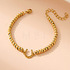 304 Stainless Steel Link Bracelets WG01C4C-08-1