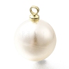 ABS Plastic Imitation Pearl Pendants FIND-H052-01G-01G-1
