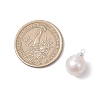 Natural Baroque Pearl Keshi Pearl Pendants PALLOY-JF04824-3