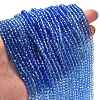 Transparent Painted Glass Beads Strands X1-DGLA-A034-T4mm-A01-2