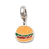 304 Stainless Steel Enamel European Dangle Charms STAS-D153-05A-P-1