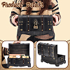 1Pcs Vintage Wooden Jewelry Treasure Chest Packaging Boxes for Trinkets CON-TW0001-06-3