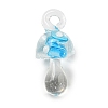 Handmade Lampwork Pendants LAMP-S067-02E-1