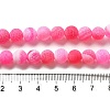 Natural Crackle Agate Beads Strands G-G055-8mm-1-2