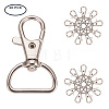 Zinc Alloy Swivel Lobster Claw Clasps IFIN-PH0013-01-2
