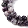 Natural Lepidolite Beads Strands G-G284-A02-8mm-5