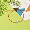 Adjustable Nylon Cord Braided Bead Bracelets X-BJEW-JB05543-02-4