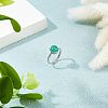 925 Sterling Silver Adjustable Ring Findings STER-WH0009-40A-3