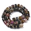 Natural Multicolor Tourmaline Beads Strands G-C270-I07-01-3