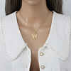 Brass Micro Pave Cubic Zirconia Openable Blank Locket Pendant Necklaces for Engraved Name FS-WG25E25-05-2