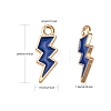 Alloy Enamel Pendants ENAM-N054-025Q-2