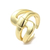 Rack Plating Brass Finger Ring RJEW-C072-23G-1