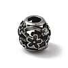 304 Stainless Steel European Beads STAS-H238-09H-AS-1