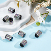 8Pcs Rubber Rhinestone Tire Valve Stem Caps FIND-GF0009-36B-4