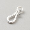 925 Sterling Silver Hook Clasps STER-WH0016-18S-2