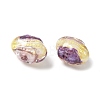 Two Tone Transparent Acrylic Beads OACR-D304-01H-2