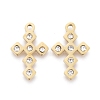 316 Surgical Stainless Steel Tiny Cross Charms STAS-F256-020G-2