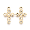 316 Surgical Stainless Steel Tiny Cross Charms STAS-F256-020G-2