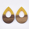 Resin & Walnut Wood Pendants RESI-S358-94-2