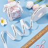 Polycotton Printed Black Word Happy Birthday Ribbon OCOR-CY0004-94B-4