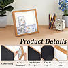 4Pcs Plywood Money Box Photo Frames ODIS-WA0001-16B-4