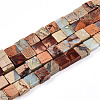 Natural Shoushan Stone Beads Strands G-N346-05A-04-2