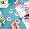  DIY Dangle Earring Making Kits DIY-NB0005-86-3