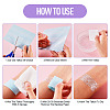 6 Sheets Luminous Paper Tattoo Stickers STIC-TAC0001-007B-6