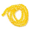 Transparent Electroplate Glass Beads Strands LS-EGLA-A039-T3mm-A22-2