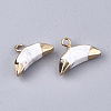 Electroplate Natural Howlite Charms G-S344-48C-2
