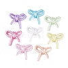 Spray Painted Textured Opaque Acrylic Beads OACR-N160-19-1