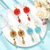 3 Pairs 3 Colors 304 Stainless Steel Leverback Dangle Earrings EJEW-MZ00734-1