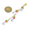 Glass Beaded Pendant Decorations HJEW-JM02819-02-3